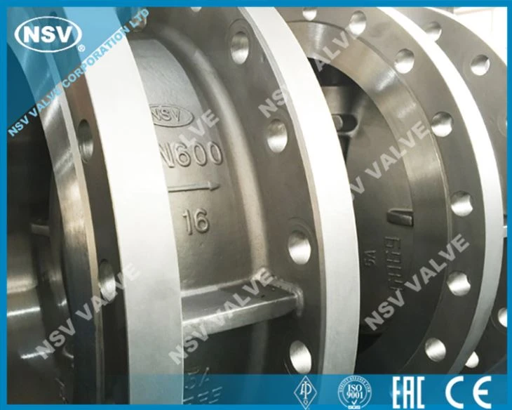Injap rama-rama Flange Eccentric Triple