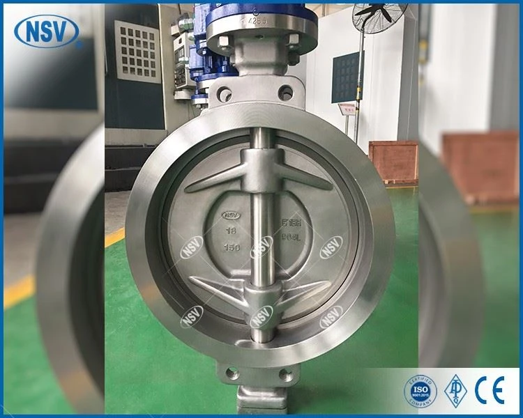 904L Triple Eccentric Wafer Butterfly Valve factory